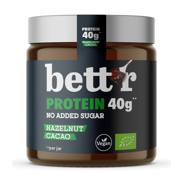 Crema proteica de alune de padure si cacao bio 250g Bettr
