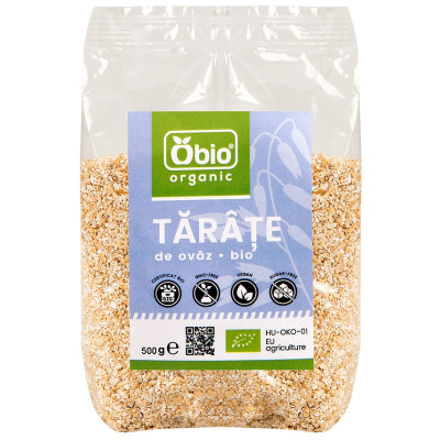 Tarate de ovaz bio 500g Obio