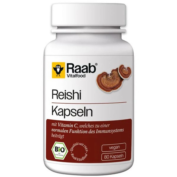 Reishi extract bio 420mg 80 capsule 33.6g Raab