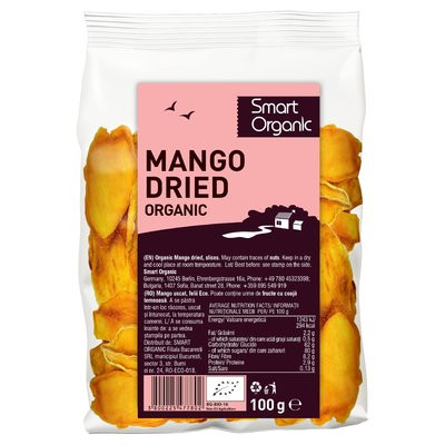 Mango uscat felii bio 100g...