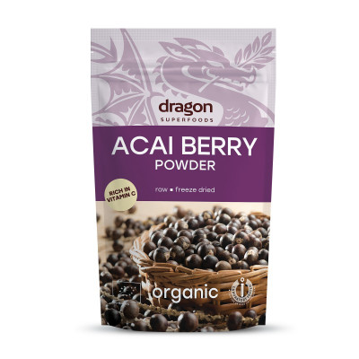 Acai pulbere bio 75g Dragon...