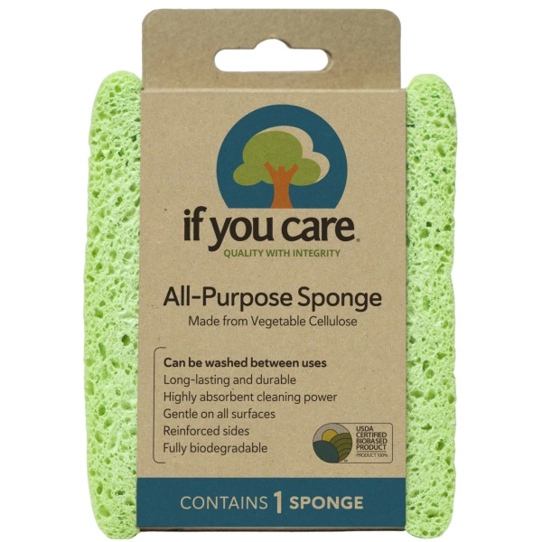 Burete de uz universal din celuloza vegetala biodegradabil If You Care