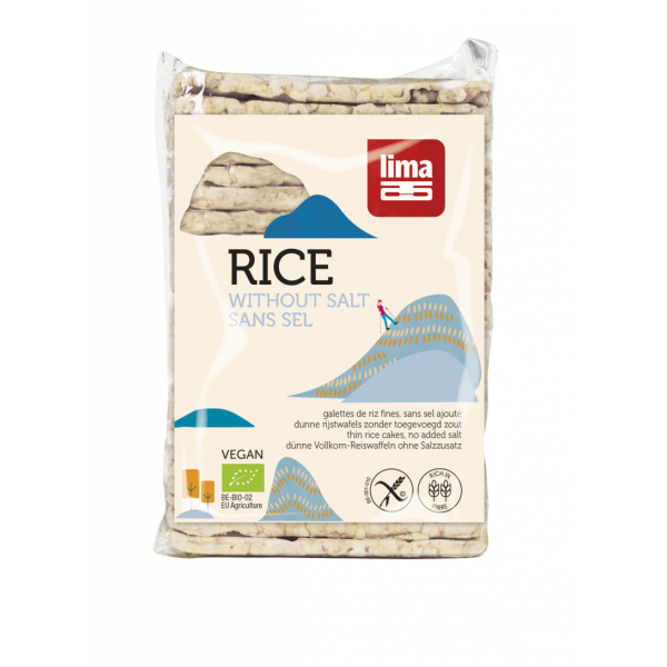 Rondele din orez expandat bio 130g Lima