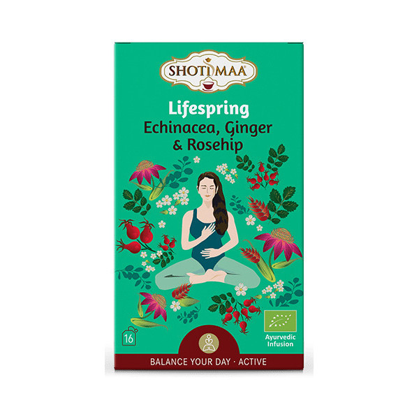 Ceai balance your day - lifespring - echinacea, ghimbir si macese bio 16dz x 2g 32g Shotimaa