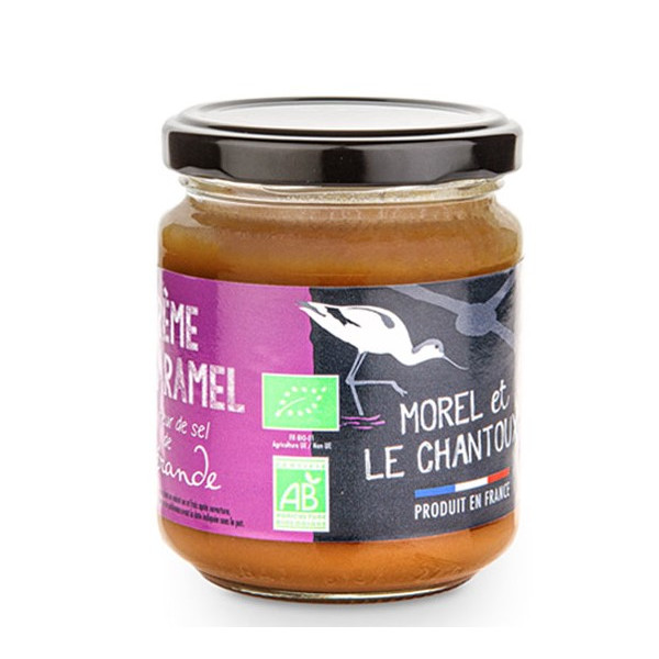Crema de caramel cu sare de mare bio 200g Morel et Le Chantoux
