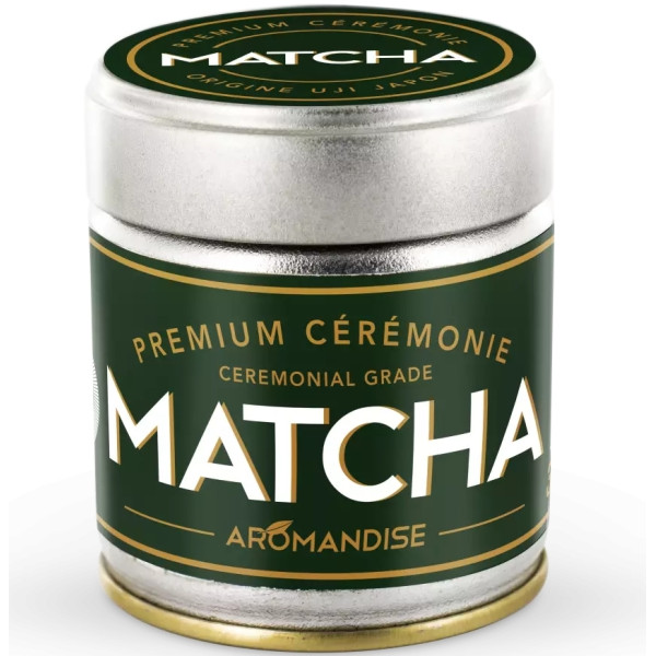 Ceai matcha premium grad ceremonial bio 30g Aromandise