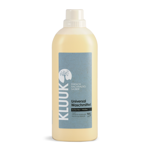 Detergent universal lichid pentru rufe colorate si albe 1l Kluuk
