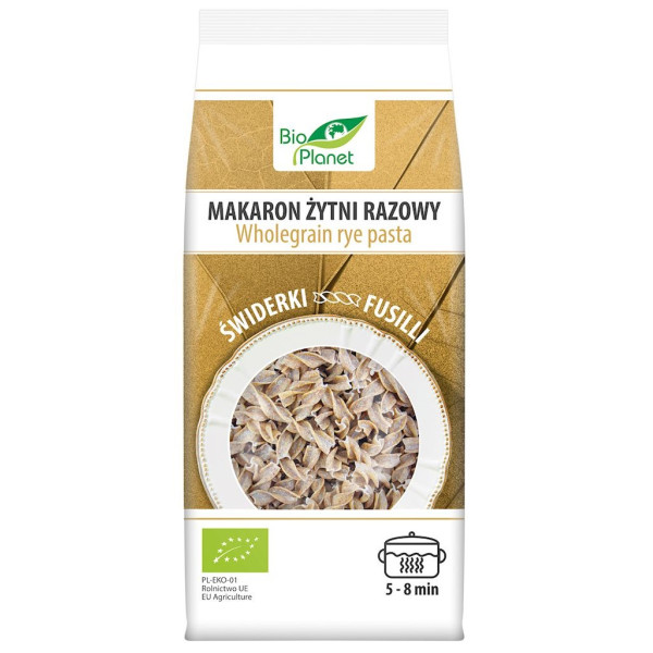 Fusilli din secara integrala bio 400g Bio Planet