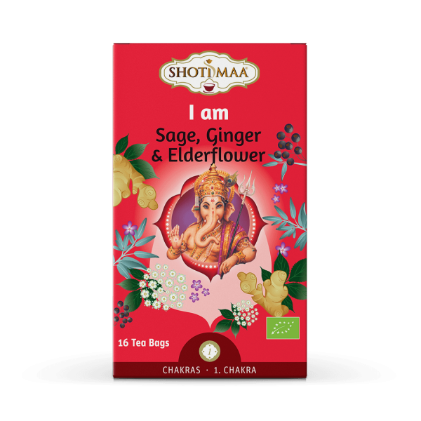 Ceai chakras - I am - salvie, ghimbir si soc bio 16dz x 2g 32g Shotimaa