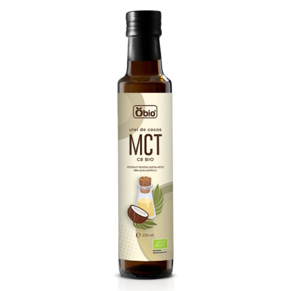 Ulei de cocos mct c8 bio 250ml Obio