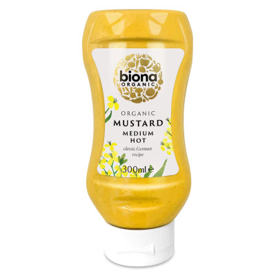 Mustar picant bio 300ml Biona