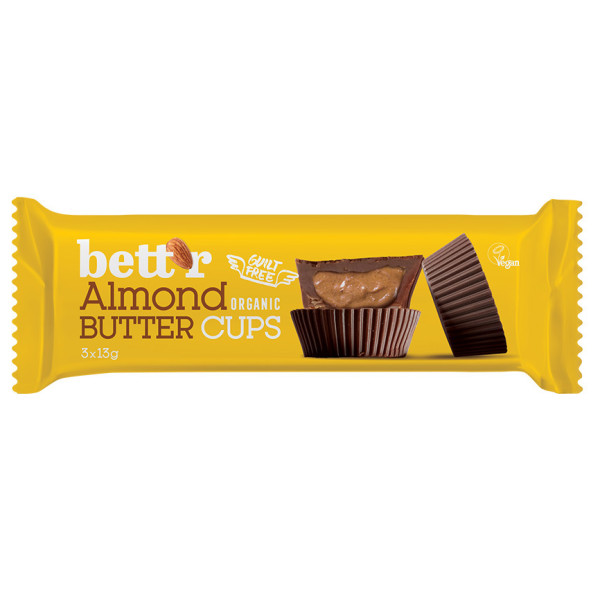 Praline cu crema de migdale bio 3buc x 13g Bettr
