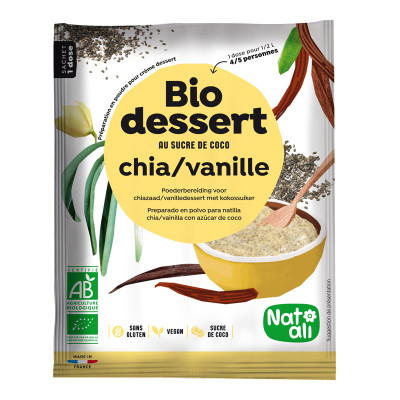 Desert cu chia si vanilie...