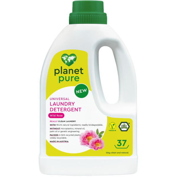 Detergent bio pentru rufe - trandafir salbatic - 1.48 litri, Planet Pure