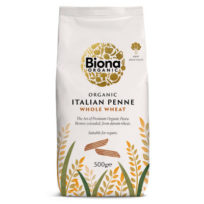 Penne din grau integral bio...