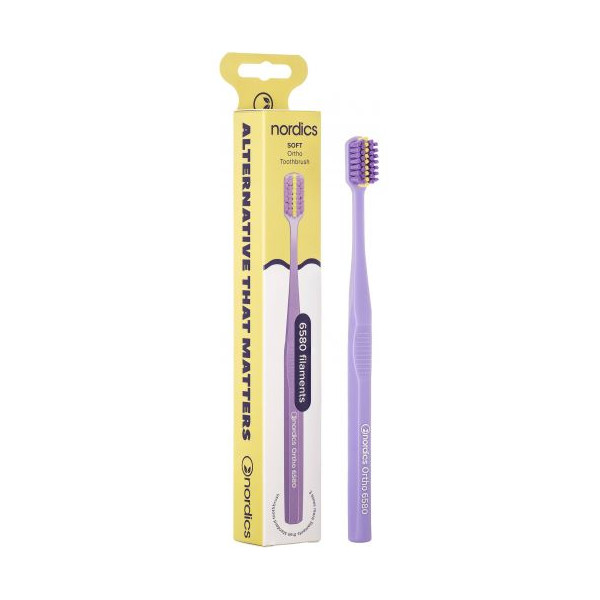 Periuta de dinti Ortho 6580 filamente - moale - mov Nordics