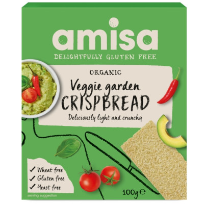 Crispbread veggie garden...