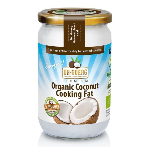 Ulei de cocos premium dezodorizat pentru gatit bio 200ml Dr. Goerg