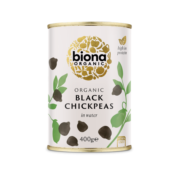 Naut negru la conserva bio 400g Biona
