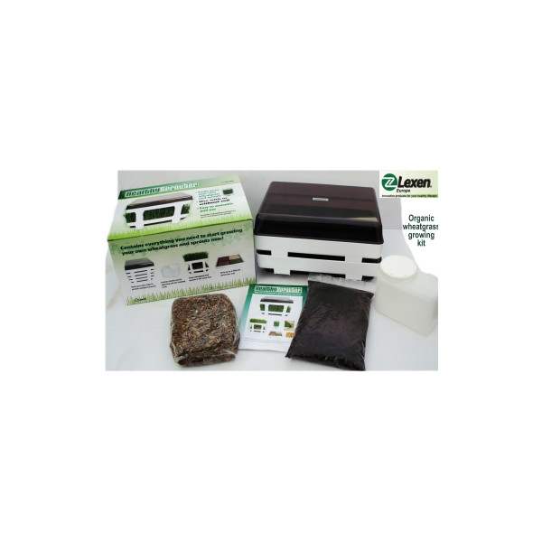 Kit complet pentru iarba de grau si germinare Lexen usa