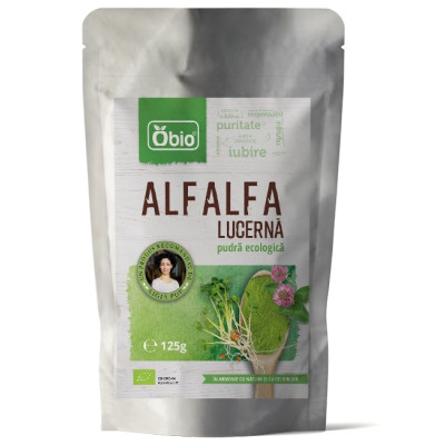 Alfalfa (lucerna) pudra bio...