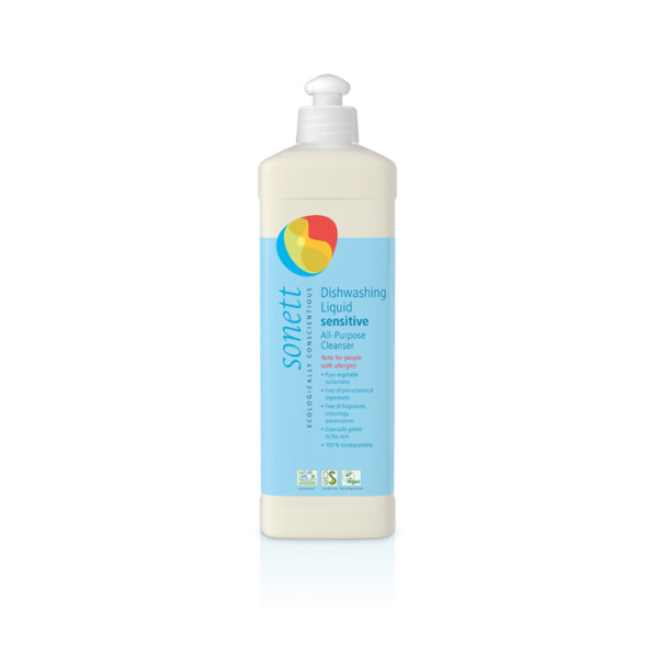 Detergent lichid pentru vase sensitive ecologic 1l Sonett
