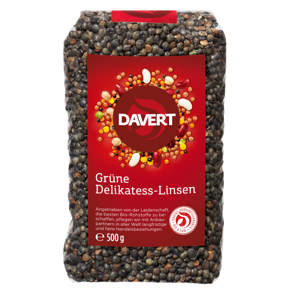 Linte verde du puy bio 500g Davert