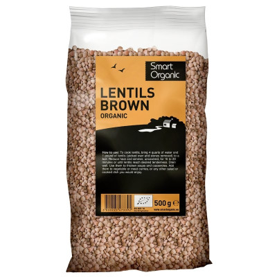 Linte maro bio 500g Smart...