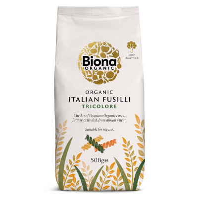 Fusilli tricolore din grau...