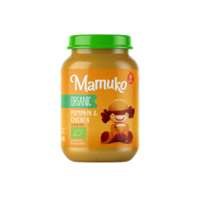 Piure de dovleac cu pui bio...