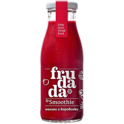 Smoothie cu zmeura si afine...