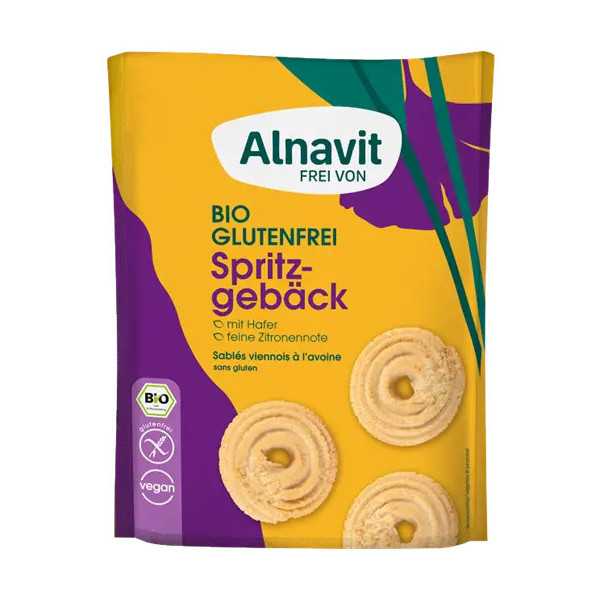 Biscuiti cu ovaz bio 125g Alnavit